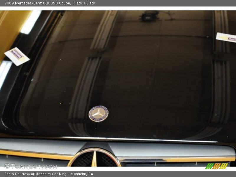 Black / Black 2009 Mercedes-Benz CLK 350 Coupe