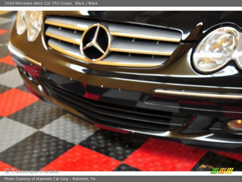 Black / Black 2009 Mercedes-Benz CLK 350 Coupe