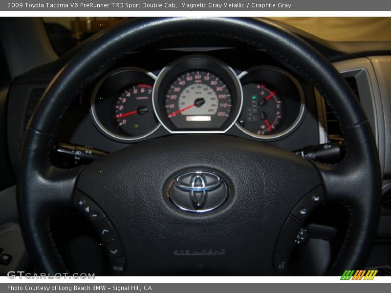 Magnetic Gray Metallic / Graphite Gray 2009 Toyota Tacoma V6 PreRunner TRD Sport Double Cab