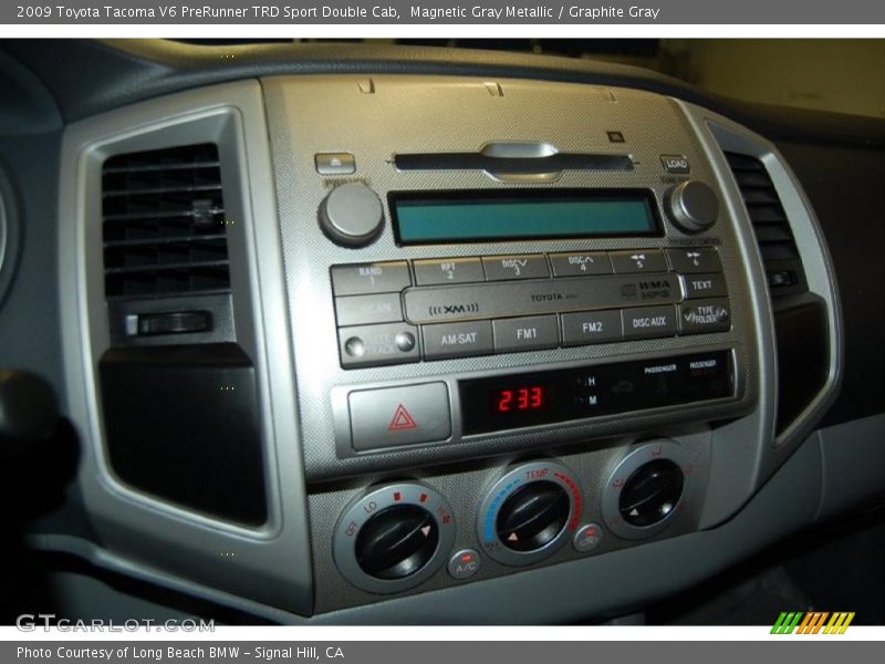 Magnetic Gray Metallic / Graphite Gray 2009 Toyota Tacoma V6 PreRunner TRD Sport Double Cab