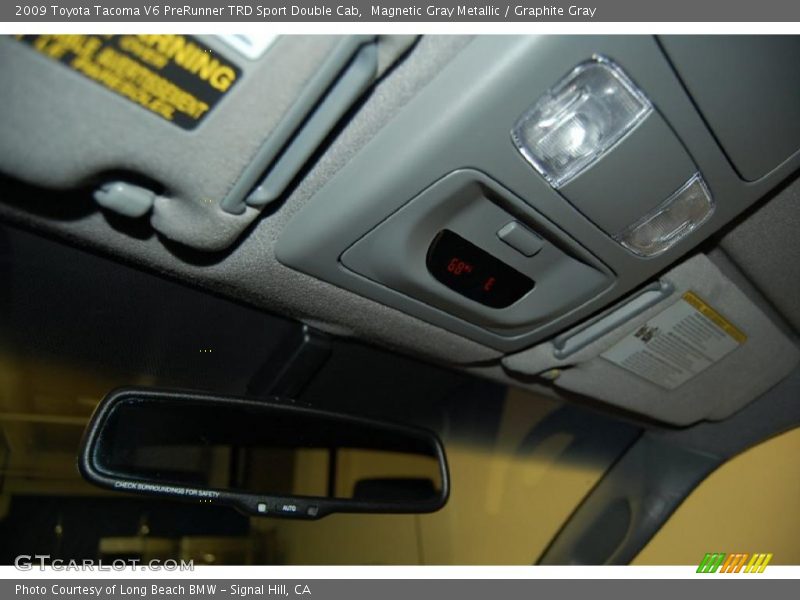 Magnetic Gray Metallic / Graphite Gray 2009 Toyota Tacoma V6 PreRunner TRD Sport Double Cab