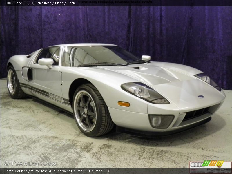 Quick Silver / Ebony Black 2005 Ford GT