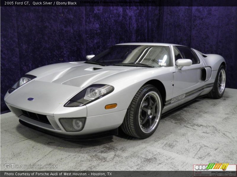 Quick Silver / Ebony Black 2005 Ford GT