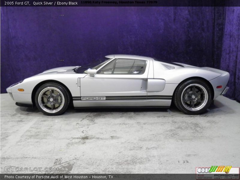Quick Silver / Ebony Black 2005 Ford GT