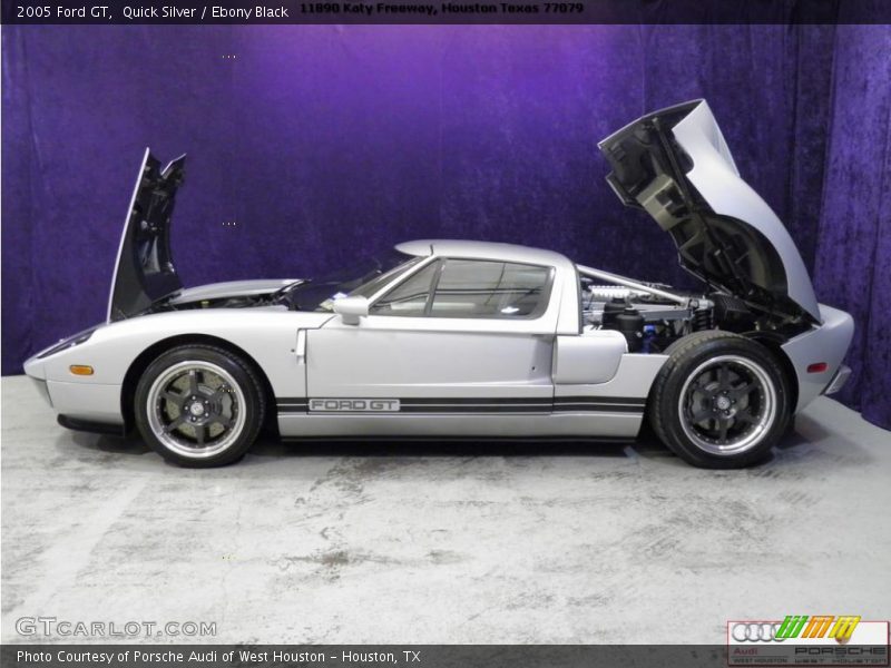 Quick Silver / Ebony Black 2005 Ford GT