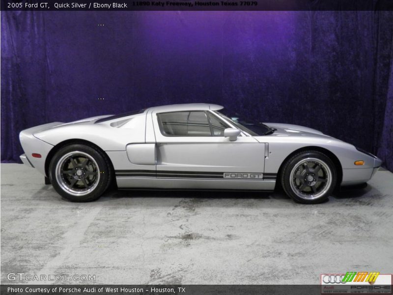 Quick Silver / Ebony Black 2005 Ford GT