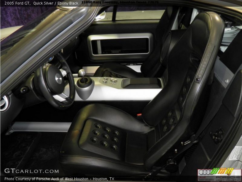 Quick Silver / Ebony Black 2005 Ford GT