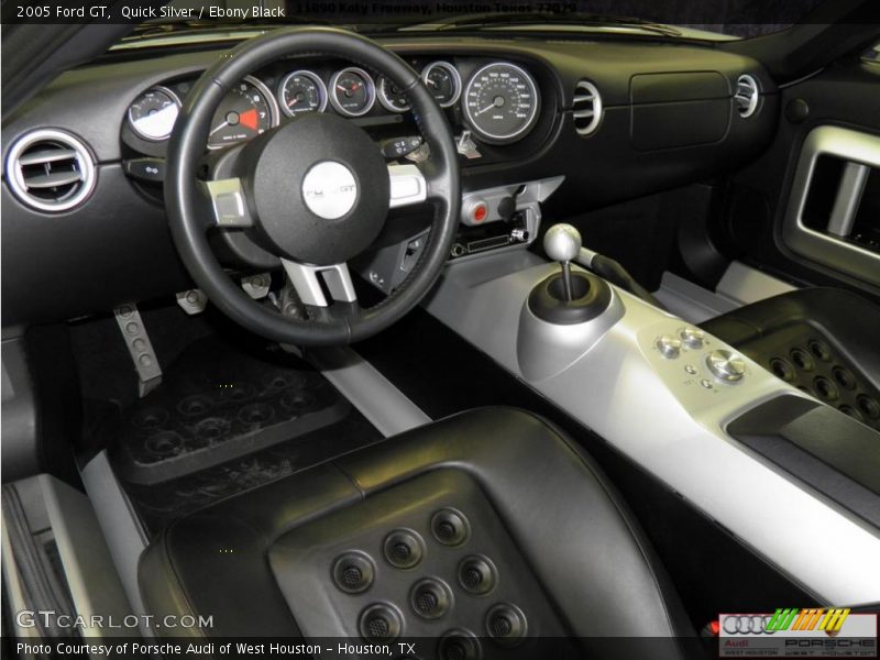 Quick Silver / Ebony Black 2005 Ford GT