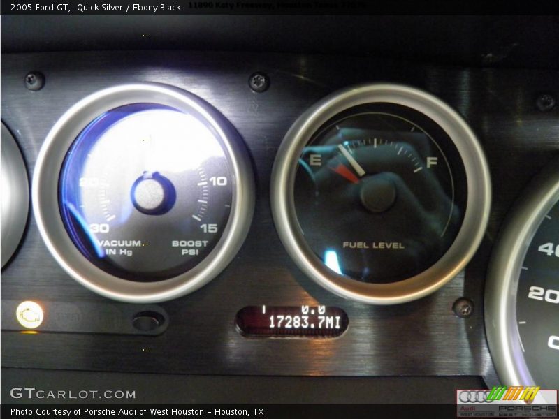 Quick Silver / Ebony Black 2005 Ford GT