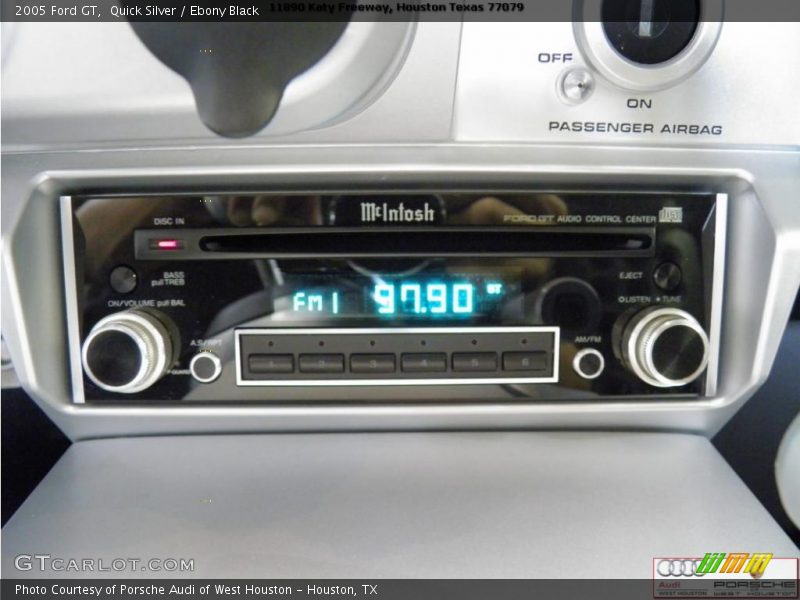 Quick Silver / Ebony Black 2005 Ford GT
