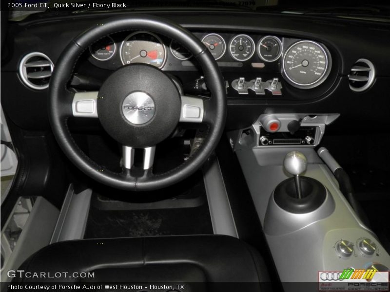 Quick Silver / Ebony Black 2005 Ford GT