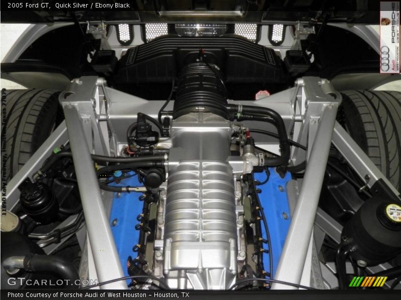 Quick Silver / Ebony Black 2005 Ford GT