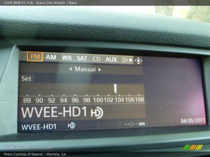 Space Grey Metallic / Black 2008 BMW X5 4.8i