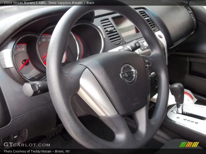 Deep Sapphire Metallic / Black 2009 Nissan Murano S AWD
