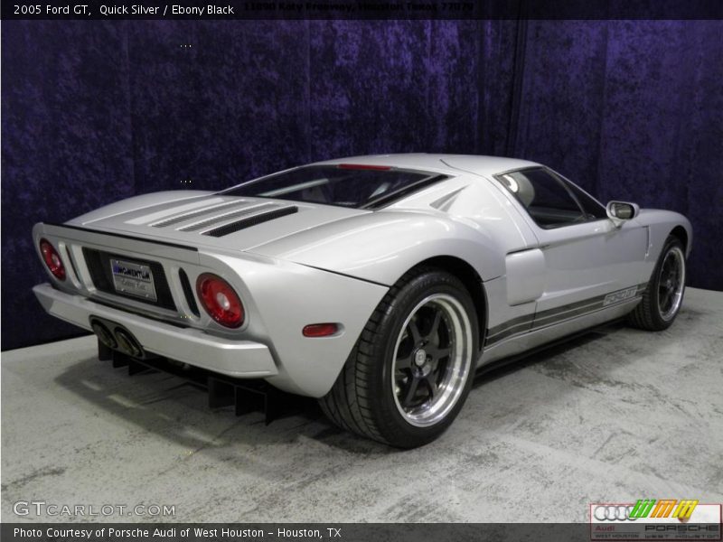 Quick Silver / Ebony Black 2005 Ford GT
