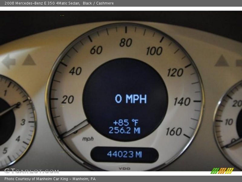 Black / Cashmere 2008 Mercedes-Benz E 350 4Matic Sedan