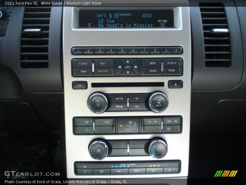 Controls of 2011 Flex SE