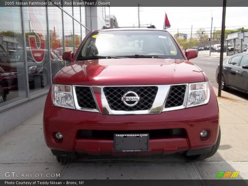 Red Brawn Pearl / Desert 2005 Nissan Pathfinder LE 4x4