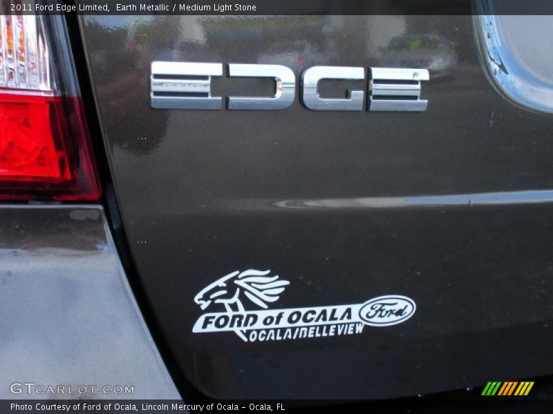 Earth Metallic / Medium Light Stone 2011 Ford Edge Limited