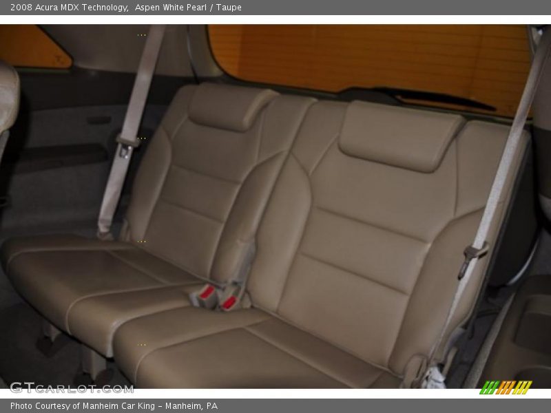 Aspen White Pearl / Taupe 2008 Acura MDX Technology
