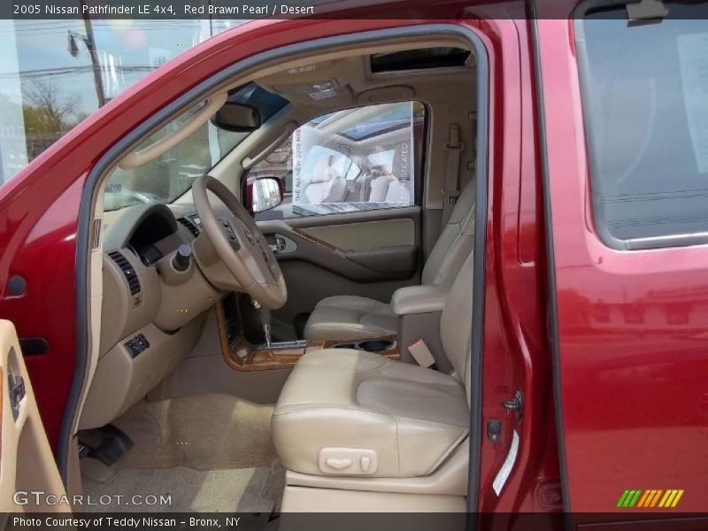 Red Brawn Pearl / Desert 2005 Nissan Pathfinder LE 4x4