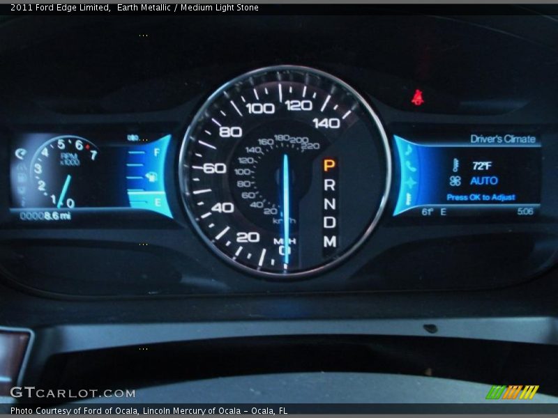 Earth Metallic / Medium Light Stone 2011 Ford Edge Limited