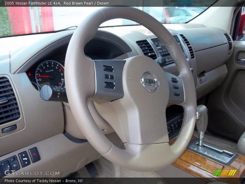 Red Brawn Pearl / Desert 2005 Nissan Pathfinder LE 4x4