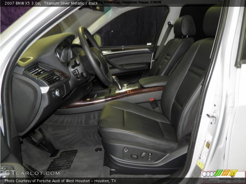 Titanium Silver Metallic / Black 2007 BMW X5 3.0si