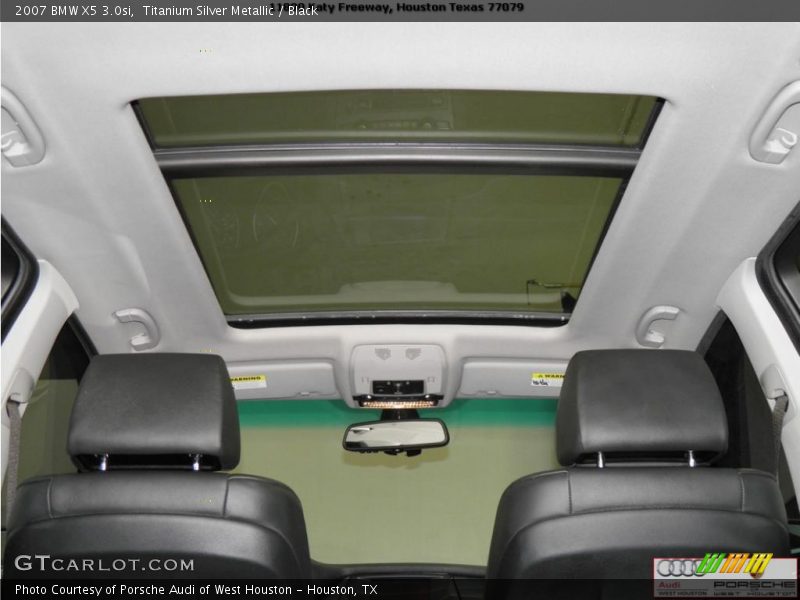 Titanium Silver Metallic / Black 2007 BMW X5 3.0si