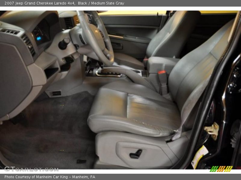 Black / Medium Slate Gray 2007 Jeep Grand Cherokee Laredo 4x4