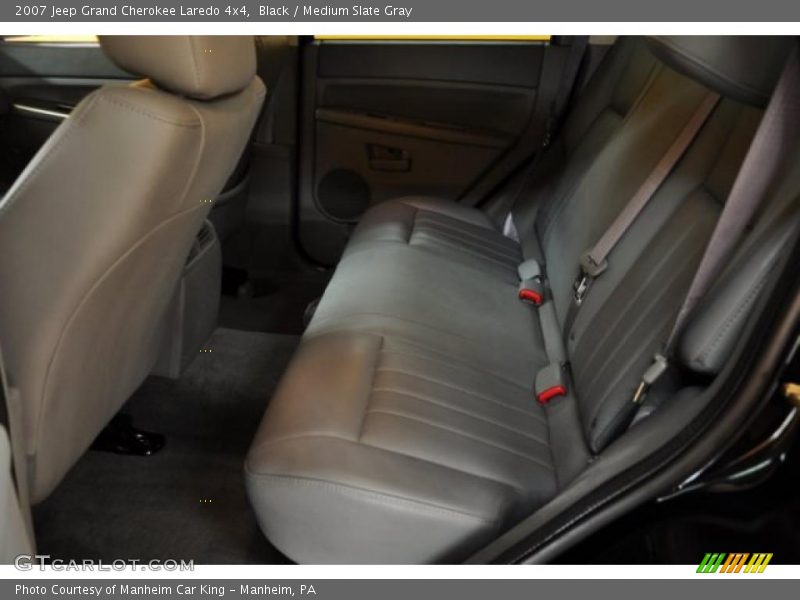 Black / Medium Slate Gray 2007 Jeep Grand Cherokee Laredo 4x4