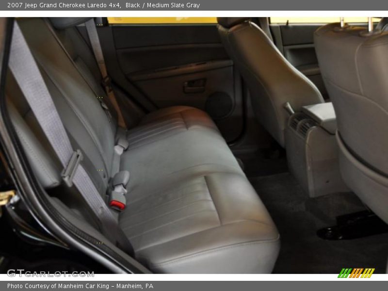Black / Medium Slate Gray 2007 Jeep Grand Cherokee Laredo 4x4
