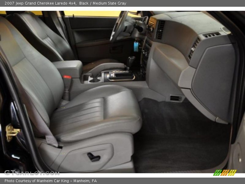 Black / Medium Slate Gray 2007 Jeep Grand Cherokee Laredo 4x4