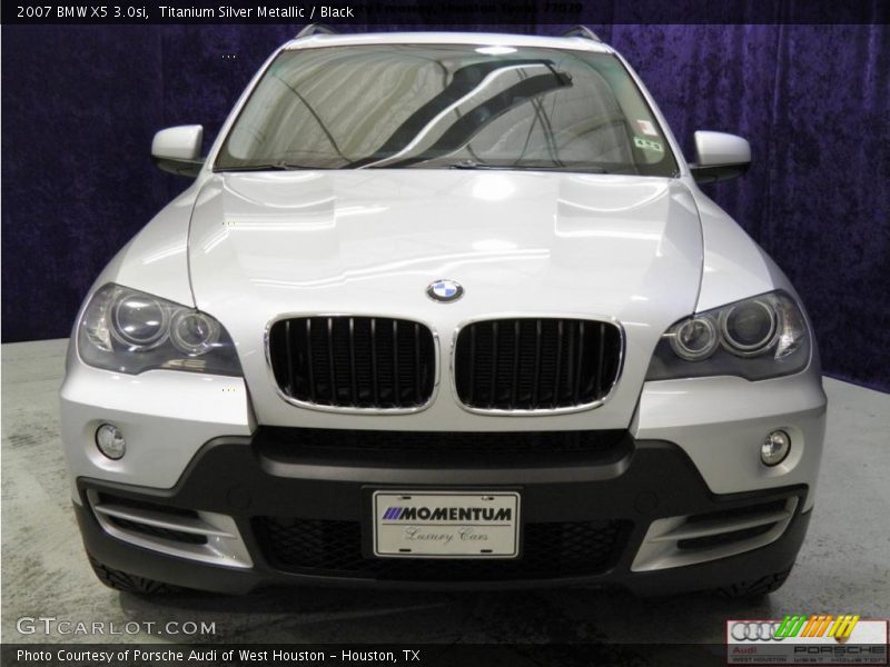 Titanium Silver Metallic / Black 2007 BMW X5 3.0si