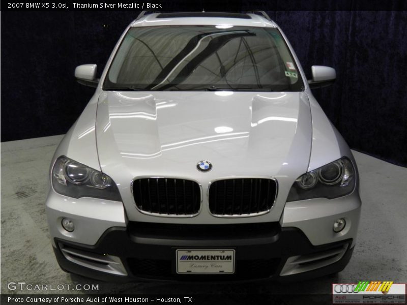 Titanium Silver Metallic / Black 2007 BMW X5 3.0si
