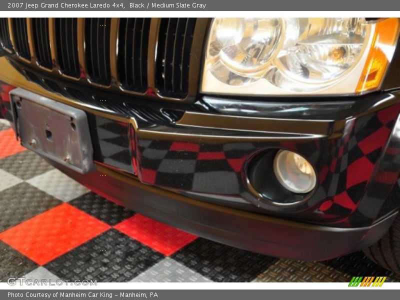 Black / Medium Slate Gray 2007 Jeep Grand Cherokee Laredo 4x4