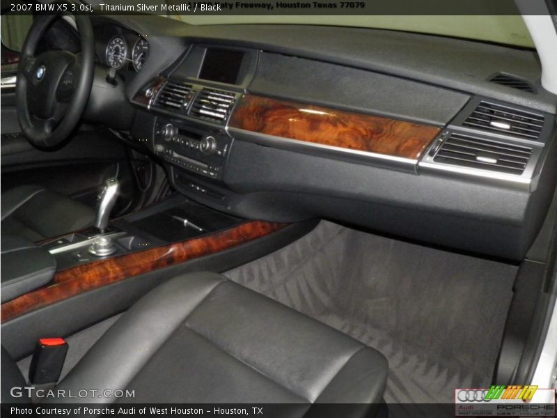 Titanium Silver Metallic / Black 2007 BMW X5 3.0si