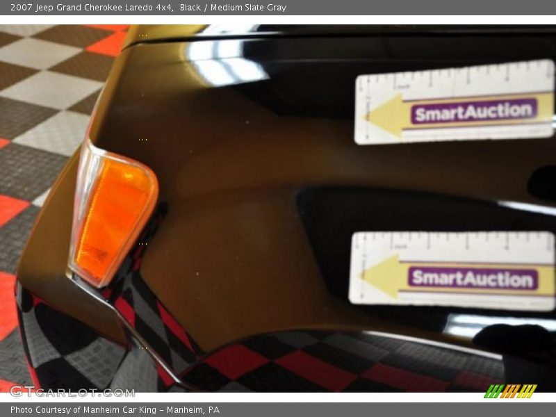 Black / Medium Slate Gray 2007 Jeep Grand Cherokee Laredo 4x4