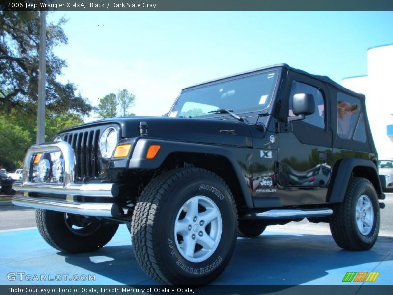 Black / Dark Slate Gray 2006 Jeep Wrangler X 4x4