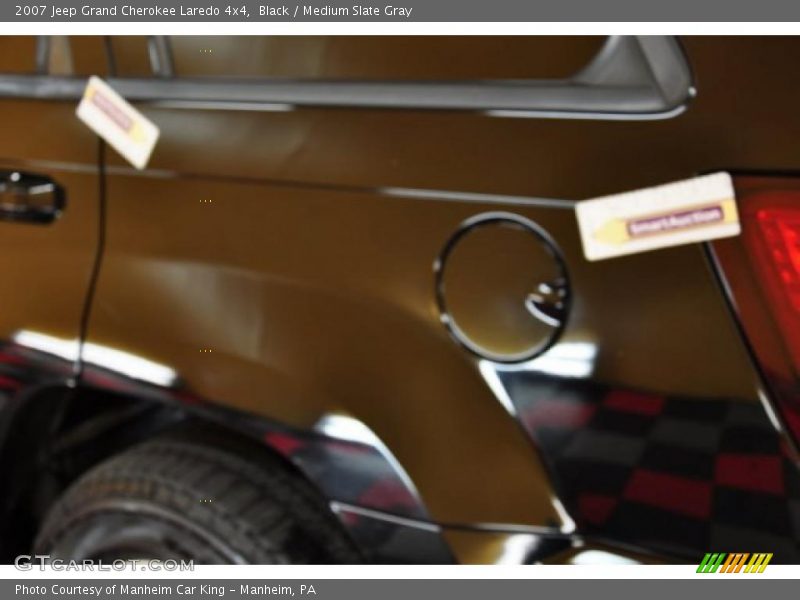 Black / Medium Slate Gray 2007 Jeep Grand Cherokee Laredo 4x4