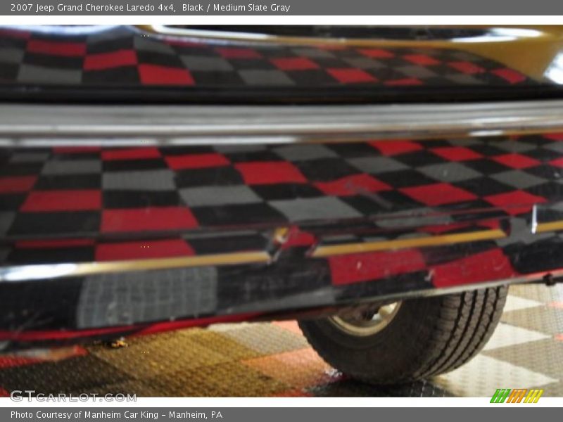 Black / Medium Slate Gray 2007 Jeep Grand Cherokee Laredo 4x4