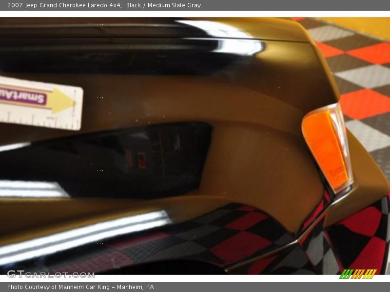 Black / Medium Slate Gray 2007 Jeep Grand Cherokee Laredo 4x4