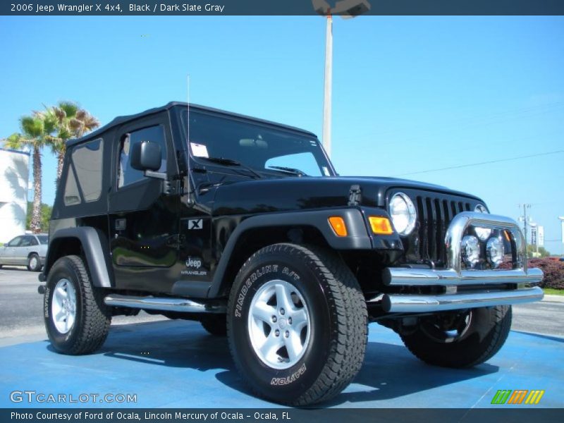 Black / Dark Slate Gray 2006 Jeep Wrangler X 4x4