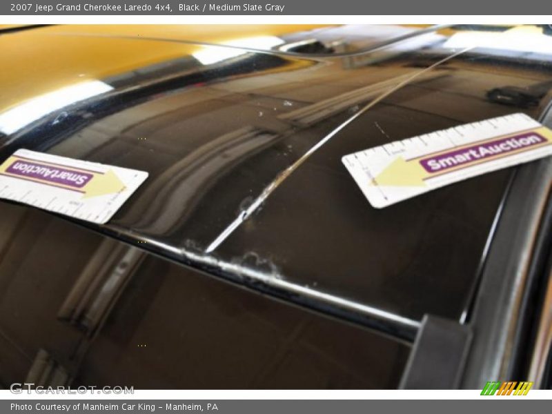 Black / Medium Slate Gray 2007 Jeep Grand Cherokee Laredo 4x4