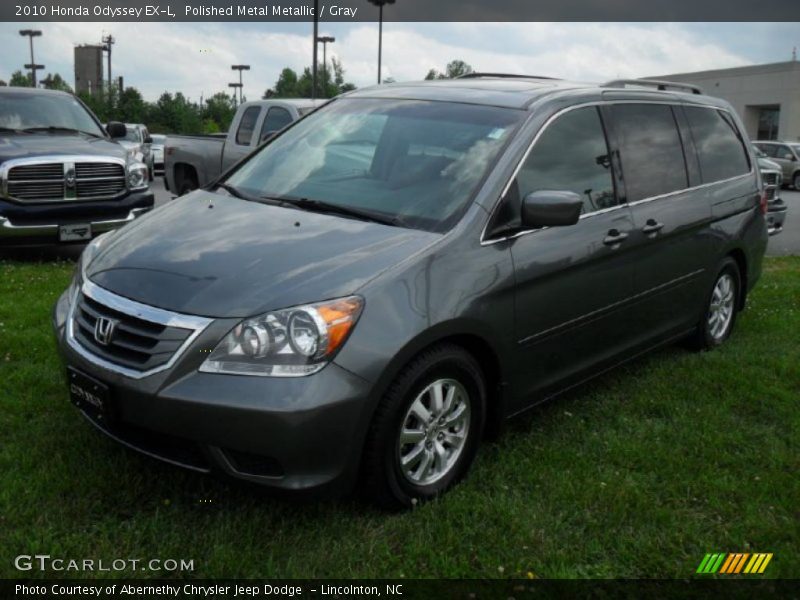 Polished Metal Metallic / Gray 2010 Honda Odyssey EX-L