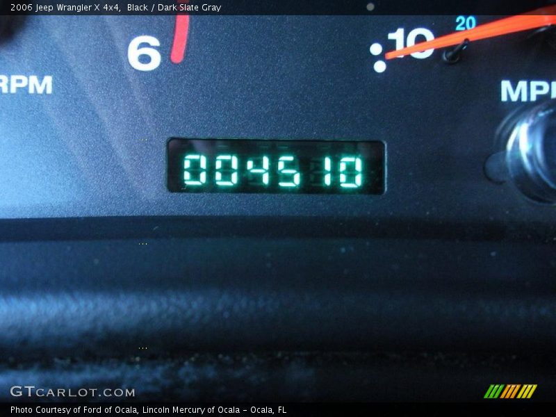 Black / Dark Slate Gray 2006 Jeep Wrangler X 4x4