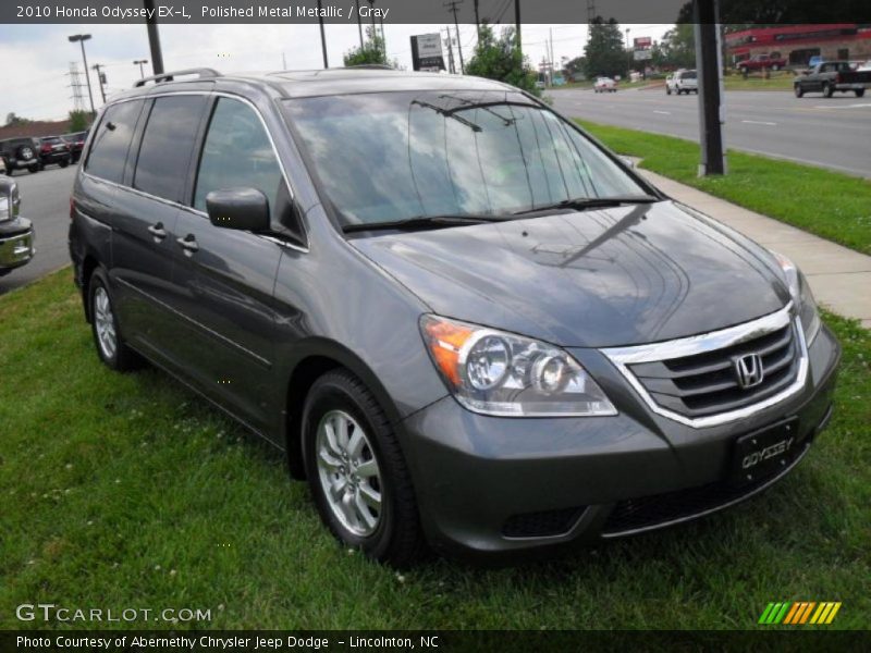 Polished Metal Metallic / Gray 2010 Honda Odyssey EX-L
