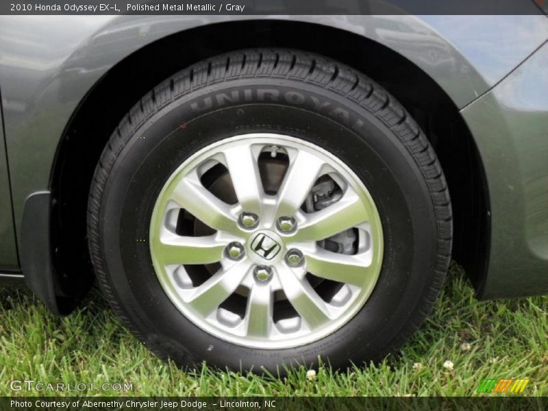 Polished Metal Metallic / Gray 2010 Honda Odyssey EX-L