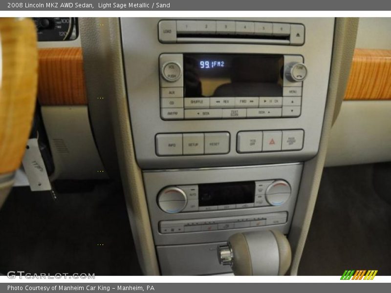 Light Sage Metallic / Sand 2008 Lincoln MKZ AWD Sedan