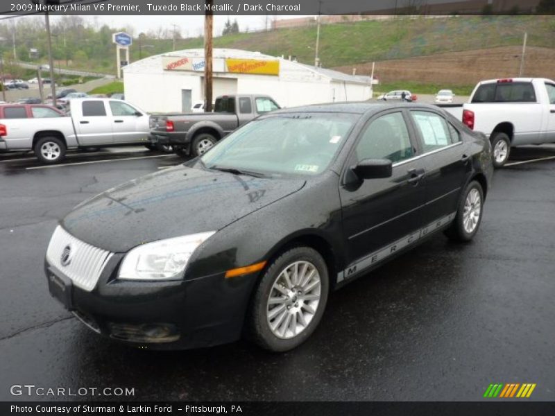 Tuxedo Black Metallic / Dark Charcoal 2009 Mercury Milan V6 Premier